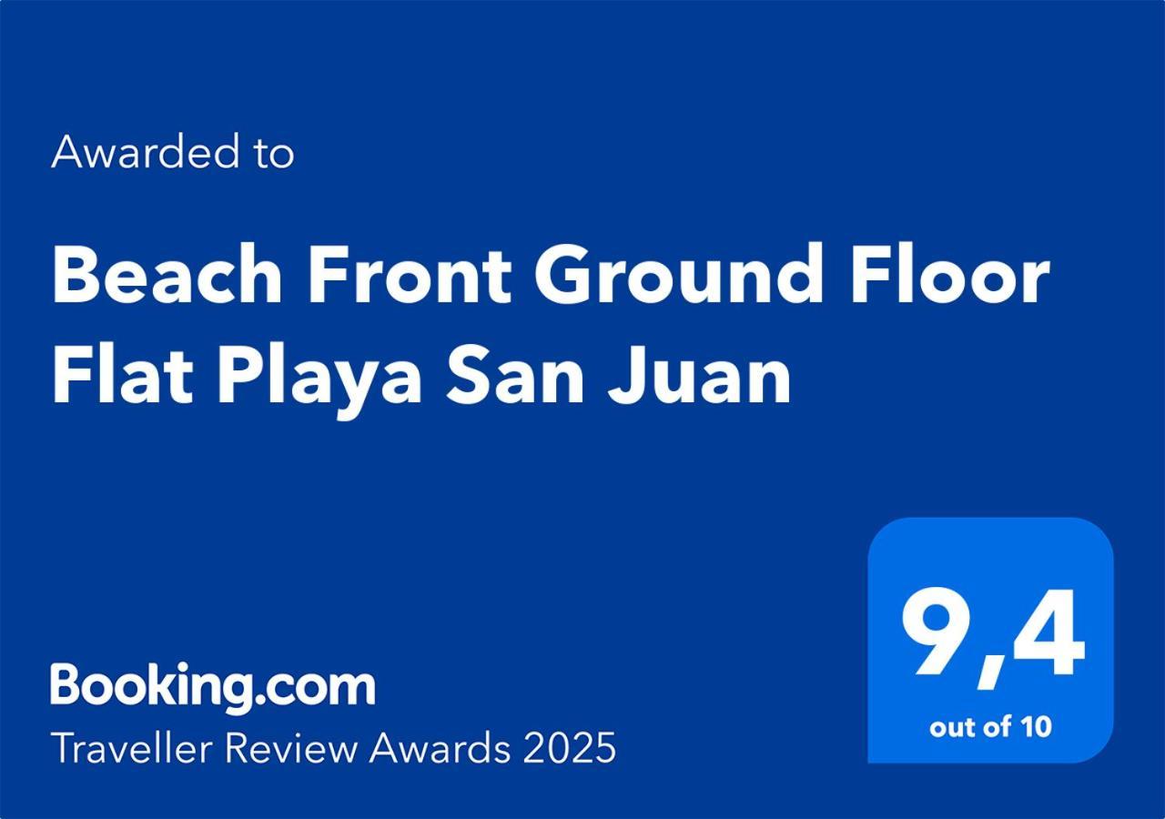 Beach Front Ground Floor Flat Playa San Juan El Campello Exterior foto